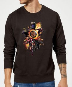 Sweat-shirt Avengers: Endgame Explosion Team Homme - Noir - XXL - Noir chez Zavvi FR image 5059479001594