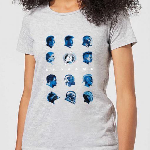 T-shirt Avengers: Endgame Heads - Femme - Gris - XXL - Gris chez Zavvi FR image 5059479004335