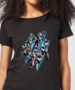 T-shirt Avengers: Endgame Logo Team - Femme - Noir - XXL - Noir chez Zavvi FR image 5059479005561