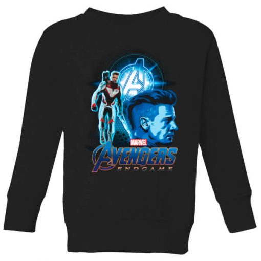 Sweat-shirt Avengers: Endgame Hawkeye Suit - Enfant - Noir - 11-12 ans - Noir chez Zavvi FR image 5059479005646