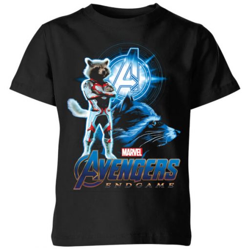 T-shirt Avengers: Endgame Rocket Suit - Enfant - Noir - 11-12 ans - Noir chez Zavvi FR image 5059479006599