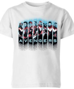 T-shirt Avengers: Endgame Character Split - Enfant - Blanc - 11-12 ans - Blanc chez Zavvi FR image 5059479006896