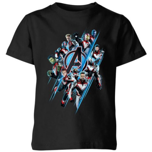 T-shirt Avengers: Endgame Logo Team - Enfant - Noir - 11-12 ans - Noir chez Zavvi FR image 5059479007046
