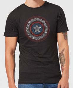 Marvel Captain America Oriental Shield Men's T-Shirt - Black - XXL - Noir chez Zavvi FR image 5059479188615