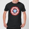 Marvel Captain America Pixelated Shield Men's T-Shirt - Black - XXL - Noir chez Zavvi FR image 5059479188851