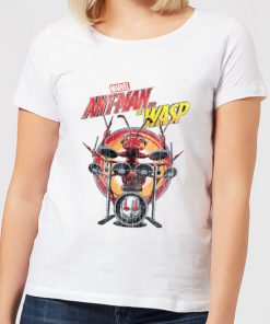 Marvel Drummer Ant Women's T-Shirt - White - XXL - Blanc chez Zavvi FR image 5059479189704