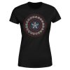Marvel Captain America Oriental Shield Women's T-Shirt - Black - XXL - Noir chez Zavvi FR image 5059479190243