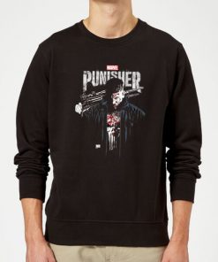 Marvel Frank Castle Sweatshirt - Black - XXL - Noir chez Zavvi FR image 5059479192810