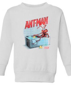 Marvel Bathing Ant Kids' Sweatshirt - White - 11-12 ans - Blanc chez Zavvi FR image 5059479193367