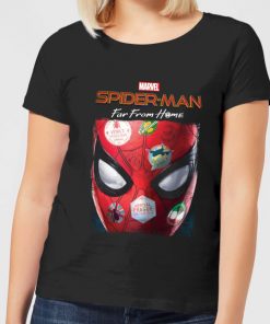 Spider-Man Far From Home Stickers Mask Women's T-Shirt - Black - XXL - Noir chez Zavvi FR image 5059479286908