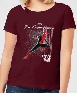 Spider-Man Far From Home Web Tech Women's T-Shirt - Burgundy - XXL - Bourgogne chez Zavvi FR image 5059479287509