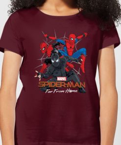 Spider-Man Far From Home Multi Costume Women's T-Shirt - Burgundy - XXL - Bourgogne chez Zavvi FR image 5059479287745