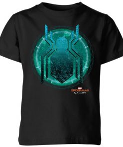 Spider-Man Far From Home Stealth Globe Kids' T-Shirt - Black - 11-12 ans - Noir chez Zavvi FR image 5059479288360