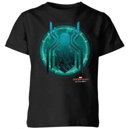 Spider-Man Far From Home Stealth Globe Kids' T-Shirt - Black - 11-12 ans - Noir chez Zavvi FR image 5059479288360