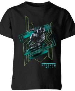 Spider-Man Far From Home Stealth Suit Kids' T-Shirt - Black - 11-12 ans - Noir chez Zavvi FR image 5059479288414