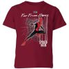 Spider-Man Far From Home Web Tech Kids' T-Shirt - Burgundy - 11-12 ans - Bourgogne chez Zavvi FR image 5059479288513