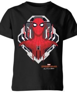 Spider-Man Far From Home Web Tech Badge Kids' T-Shirt - Black - 11-12 ans - Noir chez Zavvi FR image 5059479288667
