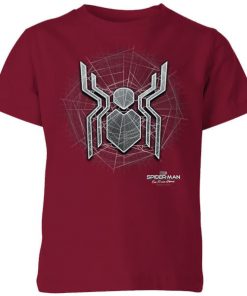 Spider-Man Far From Home Web Icon Kids' T-Shirt - Burgundy - 11-12 ans - Bourgogne chez Zavvi FR image 5059479288810