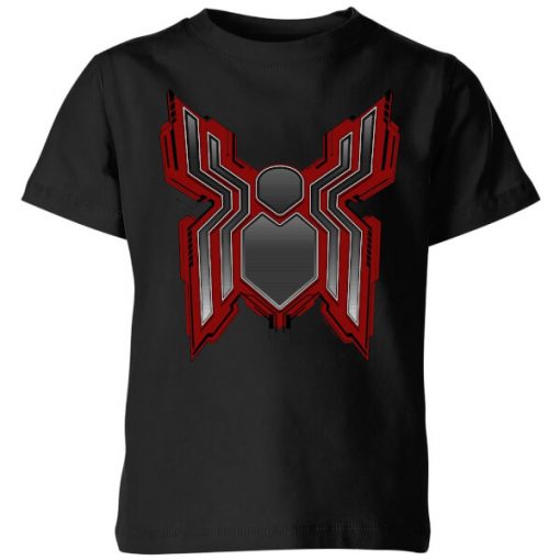 Spider-Man Far From Home Tech Icon Kids' T-Shirt - Black - 11-12 ans - Noir chez Zavvi FR image 5059479288865