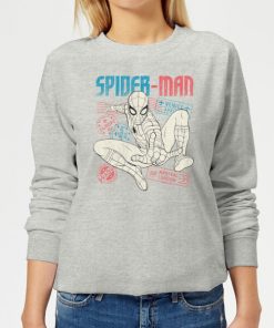 Spider-Man Far From Home Distressed Passport Women's Sweatshirt - Grey - XXL - Gris chez Zavvi FR image 5059479290158