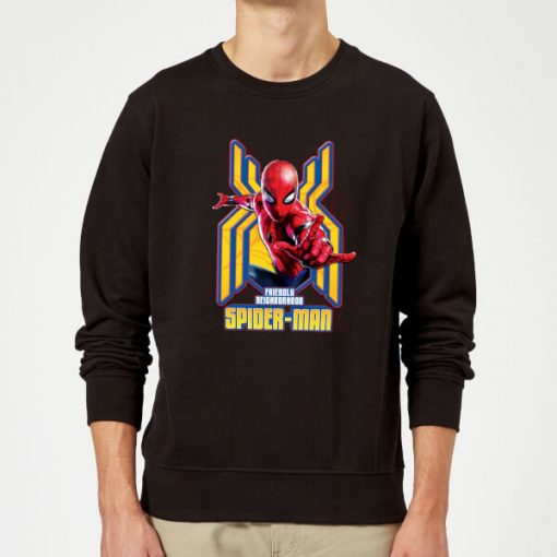 Spider Man Far From Home Friendly Neighborhood Spider-Man Sweatshirt - Black - XXL - Noir chez Zavvi FR image 5059479290936