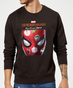 Spider-Man Far From Home Stickers Mask Sweatshirt - Black - XXL - Noir chez Zavvi FR image 5059479291513