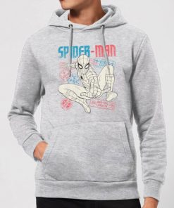 Spider-Man Far From Home Distressed Passport Hoodie - Grey - M - Gris chez Zavvi FR image 5059479291568