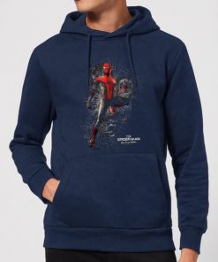 Spider-Man Far From Home Upgraded Suit Hoodie - Navy - M - Navy chez Zavvi FR image 5059479291711