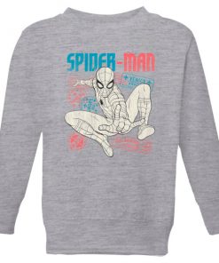 Spider-Man Far From Home Distressed Passport Kids' Sweatshirt - Grey - 11-12 ans - Gris chez Zavvi FR image 5059479292343