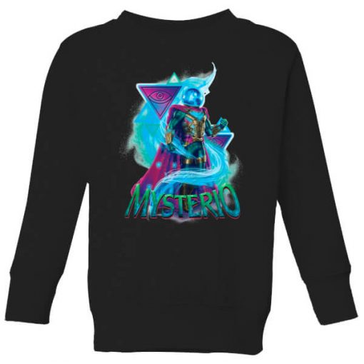 Spider-Man Far From Home Mysterio Energy Triangles Kids' Sweatshirt - Black - 11-12 ans - Noir chez Zavvi FR image 5059479292442