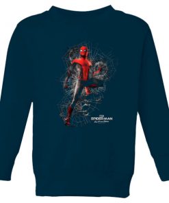 Spider-Man Far From Home Upgraded Suit Kids' Sweatshirt - Navy - 11-12 ans - Navy chez Zavvi FR image 5059479292497