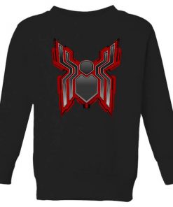 Spider-Man Far From Home Tech Icon Kids' Sweatshirt - Black - 11-12 ans - Noir chez Zavvi FR image 5059479292848