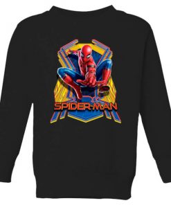 Spider-Man Far From Home Jump Kids' Sweatshirt - Black - 11-12 ans - Noir chez Zavvi FR image 5059479293098