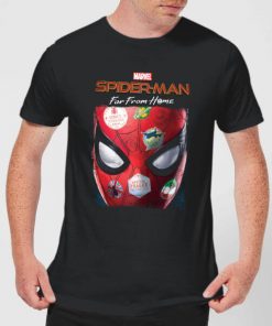 Spider-Man Far From Home Stickers Mask Men's T-Shirt - Black - XXL - Noir chez Zavvi FR image 5059479293241