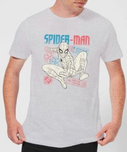 Spider-Man Far From Home Distressed Passport Men's T-Shirt - Grey - XXL - Gris chez Zavvi FR image 5056307348166