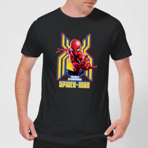 Spider Man Far From Home Friendly Neighborhood Spider-Man Men's T-Shirt - Black - XXL - Noir chez Zavvi FR image 5056307348241