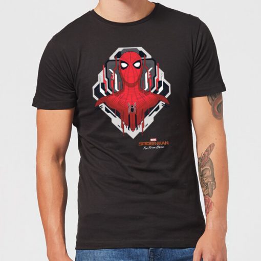 Spider-Man Far From Home Web Tech Badge Men's T-Shirt - Black - XXL - Noir chez Zavvi FR image 5056307348371